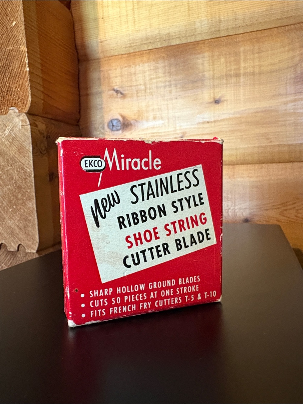 1950’s Ekco Miracle Stainless Steel Shoestring Potato Cutter Blade | 50 Section